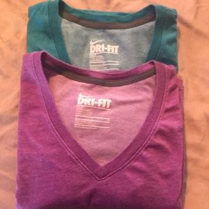 Nike Dri-Fit Short Sleeve Shirts